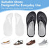 Arch Support Shoe Inserts - MHBH Self-Adhesive Arch Pads for Flat Feet and Heel Pain, Gel Insoles for Men and Women (2