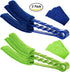 SENHAI Duster Set of 2 - Microfiber Cleaner Brush for Window Blinds, Air Conditioner, Vent, with 2 Extra Sleeves