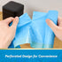 Wowflash 300 Count 15 4 Micron Extra Thick Gallon Drawstring Small Trash Bags, Sturdy & Tear-Resistant Small Garbage