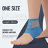 Ultra Thin Ankle Wraps Ankle Brace for Men & Women, Adjustable Straps for Sprained Foot, Royal Blue