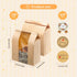 MOPKIUTR 180 Pack 14" 8.3" 3.5"Sourdough Packaging (180) 180 Pack Large Kraft Paper Bread Loaf Bag with Tin Tie Tab