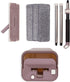 Micro Flat Mop & Bucket System, Hands-Free Wringing, 3 Washable Microfiber Pads for Floor Cleaning