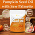 Oil,3000mg, (1) Pumpkin Seed Oil with Saw Palmetto,Nutrikiv Pumpkin Seed Cold Pressed,Essential Fatty Acids