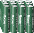 Hixon 1.5V AA Rechargeable Lithium Batteries, 12Pack 3000mWh High Capacity Double AA Battery,Constant