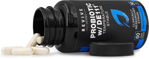 Advanced Probiotic with DE111 Strain, 60 Vegetable Capsules for Men and Women