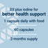 Life Extension Vitamin D3 125 mcg (5000 IU) with Sea-Iodine for Bone & Brain Support – 60 Capsules