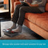 Homedics Heated Vibration Foot Massager Machine, Soothing Heat with Multi-Point Sensations & Toe-Touch Control