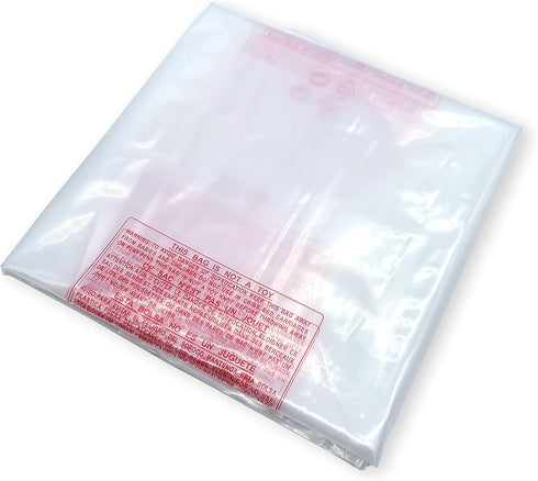 Taytools 5 Pack Clear Plastic Dust Collector Replacement Bags, 31” x 46”, Super Strong 5 mil Thick, Fit 20” Diameter