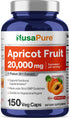 NusaPure Apricot Extract 20000mg, 150 Veggie Capsules, Vegan, Non-GMO