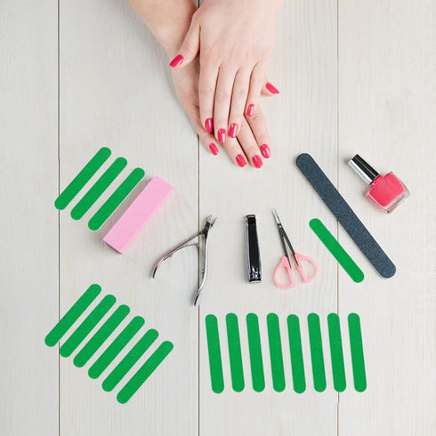 Mini Nail Files Bulk (100 Pcs), Double Sided Emery Board Nail File for Natural Nails, Travel Size Manicure Tool Set