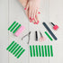 Mini Nail Files Bulk (100 Pcs), Double Sided Emery Board Nail File for Natural Nails, Travel Size Manicure Tool Set