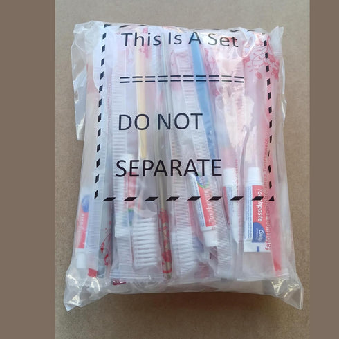 Kit,100Pcs Set Travel Toothbrushes Travel Toothbrush Disposable Toothbrushes with Toothpaste for Nursing