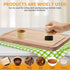 Tcwhniev Cutting Board Oil Wax Applicator with Lid and Ergonomic Handle, Wood Cutting Board Oil Applicator, Versatile