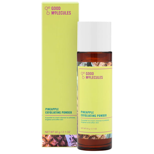 Good Molecules Pineapple Exfoliating Powder - Gentle Facial Scrub with Enzymes, Anti-Aging Cleanser