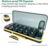 7-Day Pill case 2 Times a Day, Pill Organizer 2 Times a Day,Am Pm Daily Pill Case Travel Pill Organizer,Large Capacity Pill Organizer for Medicine Vitamin Fish,14 Cells 2 Times a Day Pill Organizer