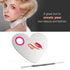 Luxspire Makeup Mixing Palette, Stainless Steel Cosmetics Palette with Spatula for Foundation Cream Mixing, Eyeshadow,