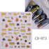 Sexy Girls Nail Art Sticker Decals, 3D Colorful Smudge Design for Women Manicure Accessories