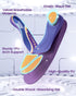 Shoe Cushions Inserts, QBK Flat Feet Insoles for Solving Heel Pain, Heel Spur, Back Pain, Achilles Tendonitis, Comfort