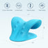 Neck Stretcher for Pain Relief, Cervical Traction Device Pillow for Muscle Relaxation and TMJ Pain Relief (Blue)