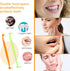 End Tuft Toothbrush | 4 PCS Orthodontic Double-Ended Proxy Brushes for Dental Tools