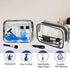 16 Pieces Clear Makeup Bags Bulk - TSA Approved Toiletry Bag for Travel, Waterproof Small Pouches with Zipper