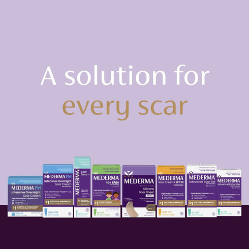 Mederma PM Intensive Overnight Scar Cream - Advanced Scar Treatment with Tripeptol, Works While You Sleep