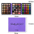 UCANBE 86 Colors Nude Eyeshadow Palette with 15pcs Makeup Brushes Set, Waterproof Colorful Eye Shadow