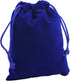 Sansam 20pcs Royal Blue Velvet Drawstring Bags for Jewelry, Gift, Wedding Favors, 5.2x7.2''