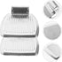 1.9cm Hemobllo Universal Wheelchair Leg Rest Thick Aluminum Alloy Footplates Pair, Heavy Duty Elevating Footrest