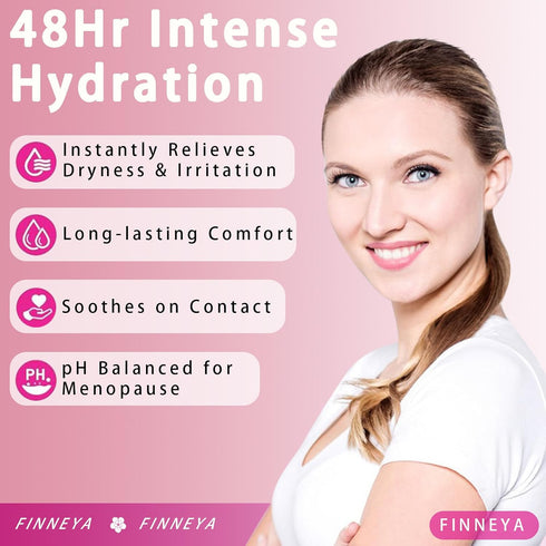 Vaginal Moisturizer for Women - Intense Hydration, pH Balanced Formula for Menopause & Intimate Dryness Relief |