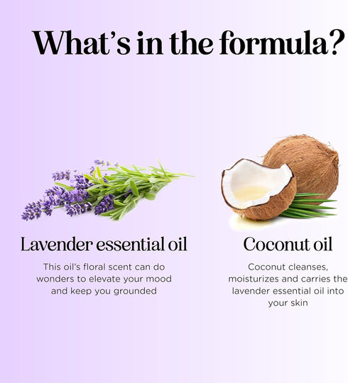 Lavender Essential Oil Roll On - Calming Aromatherapy Oil for Sleep, Headaches, Relaxation