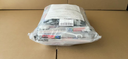 100pcs Disposable Toothbrushes with Toothpaste and Floss, Individually Wrapped, Bulk Kit for Homeless, Airbnb, Hotel
