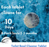 Air Jungles Automatic Toilet Bowl Cleaner Tablets, 8 Packs, Extra Fresh Cleaner Tabs for Toilet