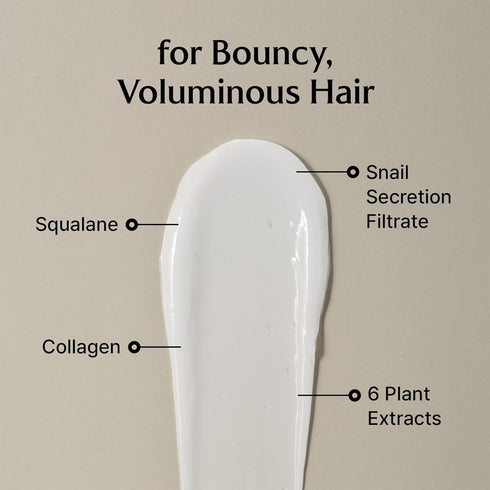 LA'DOR Snail Sleeping Hair Ampoule Serum - Intensive Overnight Leave-In Mask for Frizzy, Dry, Damaged Hair