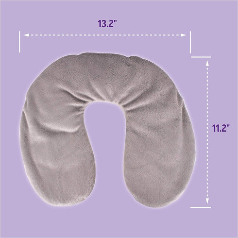 Carex Lavender Neck Wrap Microwavable for Stress Relief - Weighted Heating Pad for Neck and Shoulders
