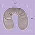 Carex Lavender Neck Wrap Microwavable for Stress Relief - Weighted Heating Pad for Neck and Shoulders