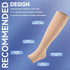 Women&Men-2/3 15-20mmhg bropite Toeless Compression Socks for Pairs Open Toe Compression stocking Support Knee High
