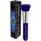 Keshima Neon Purple Large Flat Top Kabuki Foundation Brush - Premium Makeup Brush for Liquid, Cream, Powder, 1.6" Top