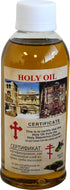 Holy Land Market Holy Anointing Oil from Jerusalem, 200ml Special Box with Certificate, Olive Wood Cross