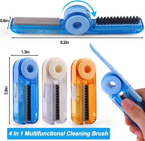 4 in 1 Multifunctional Cleaning Brush - 3 Pack Water Bottle Cleaner, Cup Cover Cleaning Tools for Home Kitchen