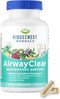 Ridgecrest Herbals AirwayClear, Lung Health and Breathing Support, 60 Vegan Caps, Gluten Free