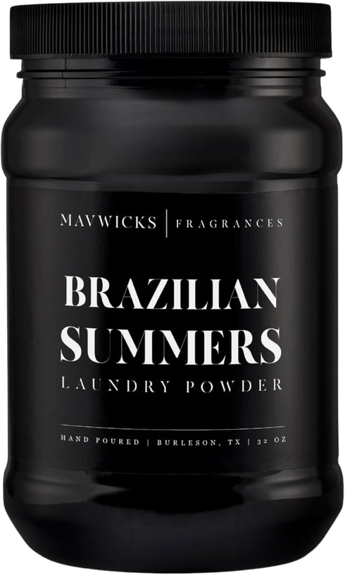 Mavwicks - Luxury Laundry Detergent Powder (Brazilian Summers) 32 Oz Concentrated for