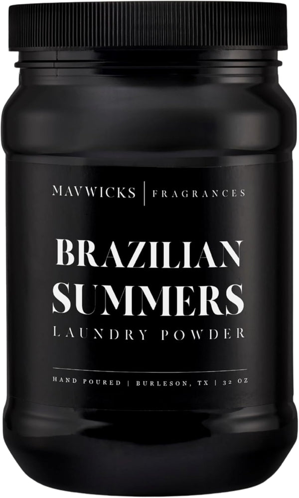 Mavwicks - Luxury Laundry Detergent Powder (Brazilian Summers) 32 Oz Concentrated for