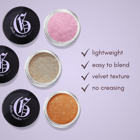 Purple Pearl Loose Mineral Eyeshadow, Organic Talc-Free Sparkly Makeup, Pink & Purple Shimmer Palette