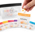 OGAK 7 Day Pill Pouches Set with Labels, Reusable Silicone Pill Pouch Bags,