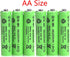 Pack of 12 AA 2000mAh Rechargeable Batteries, High Capacity Precharged 1.2V Ni-MH for Household Devices