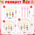 Havawish 96 Set Set Pcs Christmas Paper Tableware Pink Nutcracker Birthday Party Supplies Christmas Nutcracker