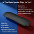 Gummy Glow Bone Conduction Sleep Speaker Under Pillow, Ultra-Thin Non-in-Ear Pillow Speaker with Bluetooth & TF Card