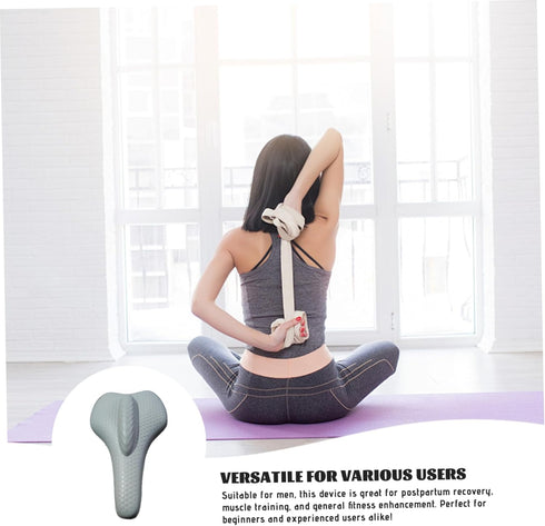Hbbgdiy Sit-on-Top Pelvic Floor Exercise Device, Non-Slip Hip Strengthening Trainer for Women & Men, Lightweight