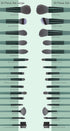 Koccido Makeup Brushes - 30 Pcs Makeup Kit, Foundation & Eyeshadow Brushes Set (Green)